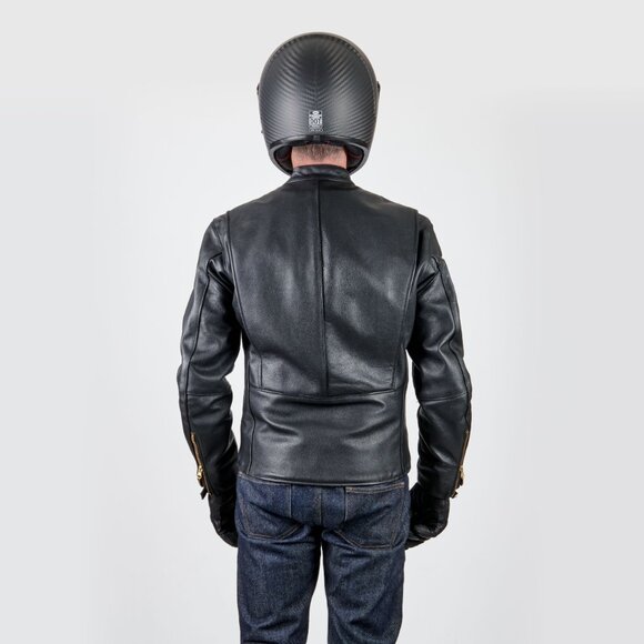 Vanson Men's Black Cafe Racer Jacket Model AR2 FIRE Sz 42 Tailored Worn Once!!! - Picture 16 of 16